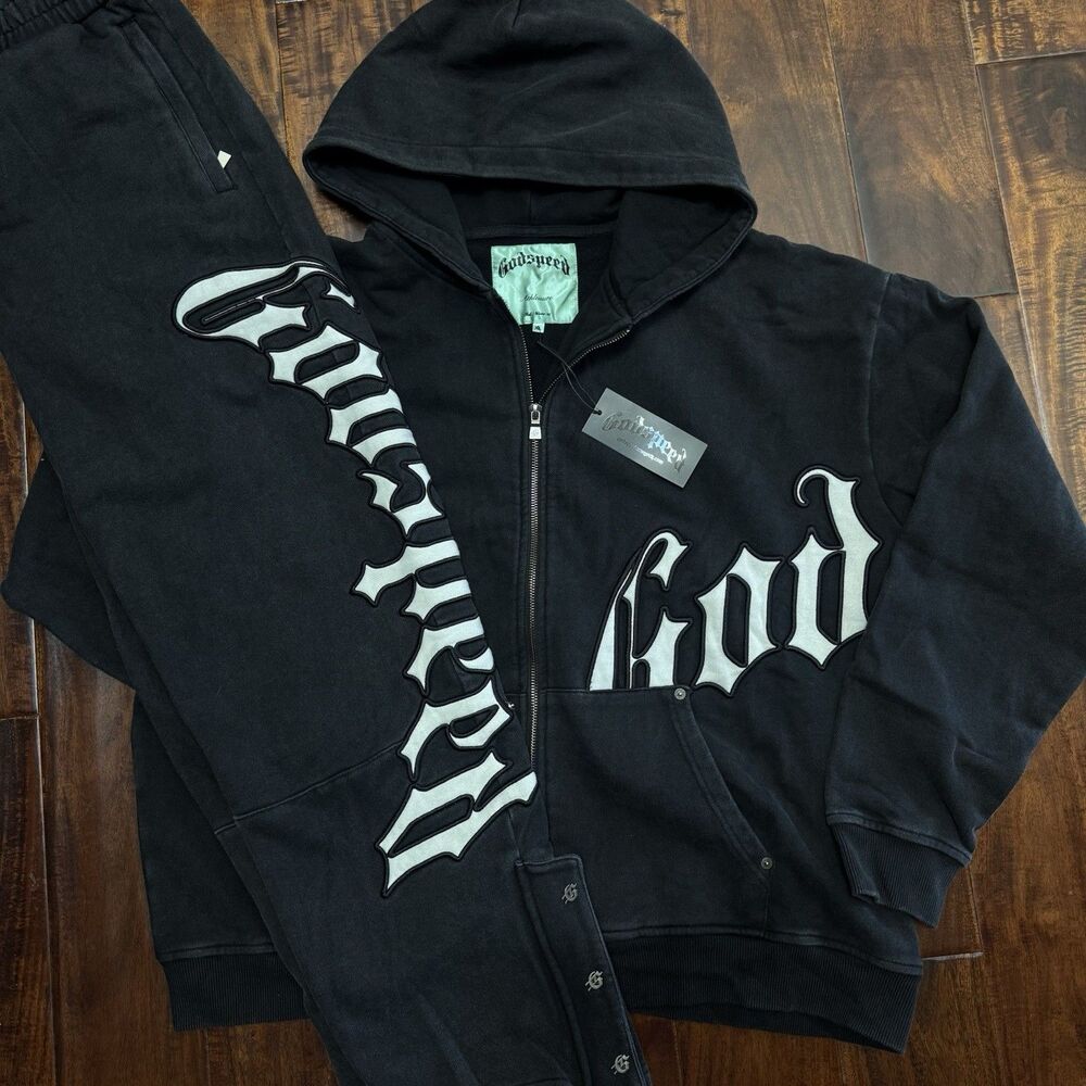 Godspeed OG Logo V2 Sweatsuit Black